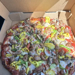All The Way Pizza &amp; it was great