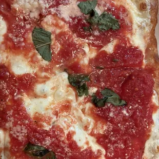 Grandma Pizza up close
