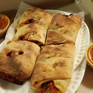 Chicken and sausage rolls