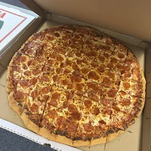 Party Size Pepperoni Pizza ($38) 50 Squares