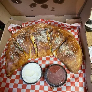 Buffalo chicken Calzone