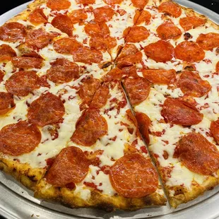 pepperoni and cheese pizza
