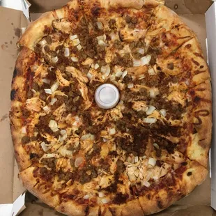 Italian BBQ Pizza, very tasty