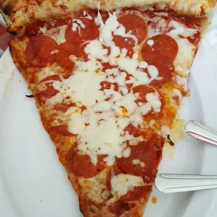 Giant slice of pizza