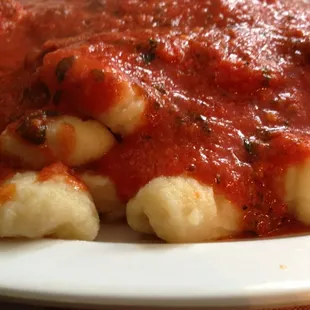 Gnocchi in diablo sauce