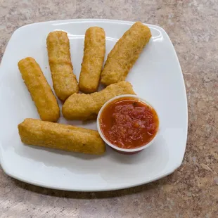 MOZZARELLA STICKS.