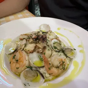 Off menu risotto made by the chef. Cooked perfectly