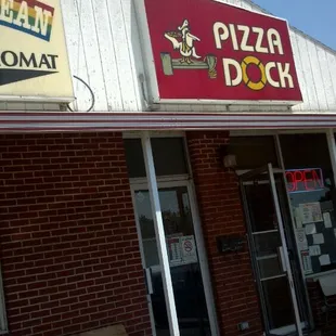 the front of the restaurant