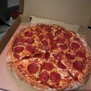 Pepperoni pizza