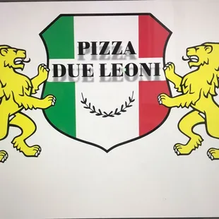 two lions holding a shield