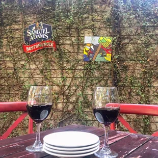 Lunch &amp; wine on the patio. Lunch deals available everyday from 11am-3:30pm for $10.