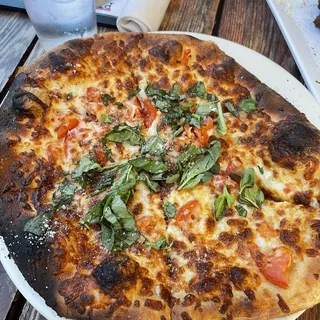 White Margherita Pizza