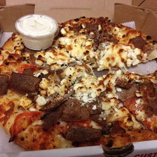 Greek Gyro Pizza "Small"