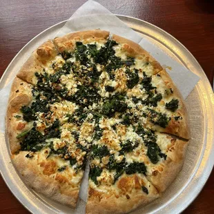 12&quot; White Greek Pizza