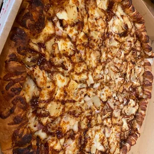 Barbecue chicken pizza