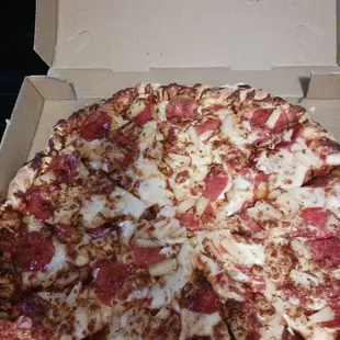 pizza, food