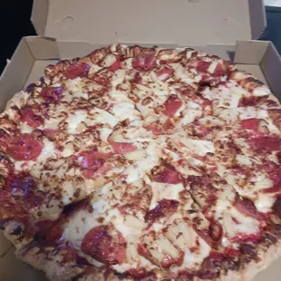 pizza, food