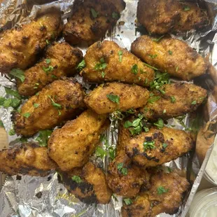 Tandoori chicken wings