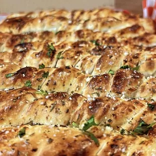 Cheesy garlic breadsticks