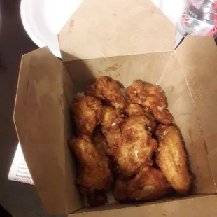 Wings with mild sauce on the side