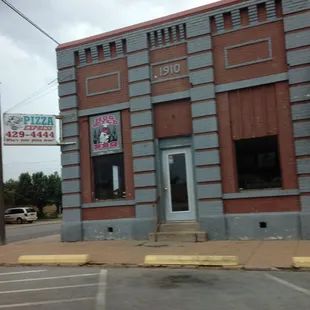 the outside of the building