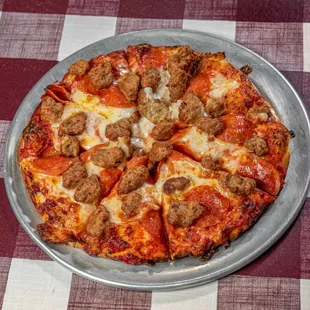 pepperoni and sausage