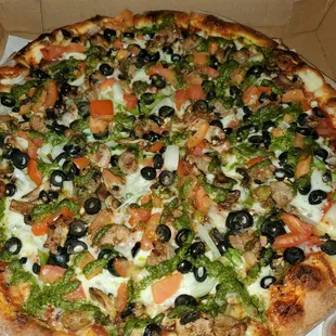 Veggie w/sausage pi.day 3.14