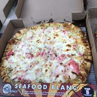 a pizza in a box