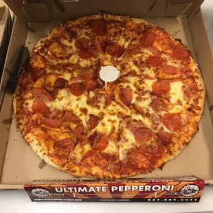 Ultimate pepperoni pizza. It&apos;s just ok.