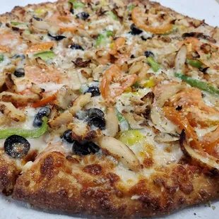 Veggie Chicken Pizza