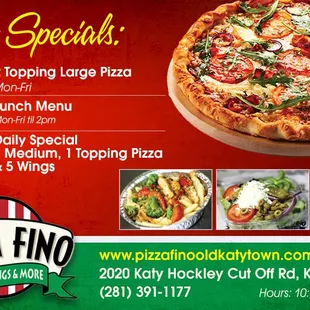 Check out our Daily Specials!