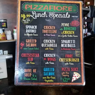 Drive by this place everyday but never been. Here&apos;s their lunch specials menu