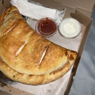 Cheese calzone