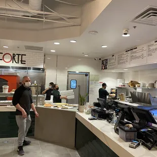 Location. Good prices, disappointing food.