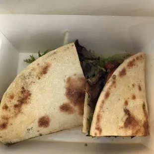 Eggplant Caprese Piadina