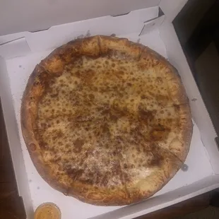 Large cheese pizza
