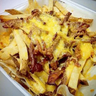 Loaded Pulled Pork Fresh Cut Fries!