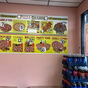 menu, donuts