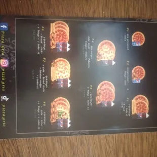 Menu back