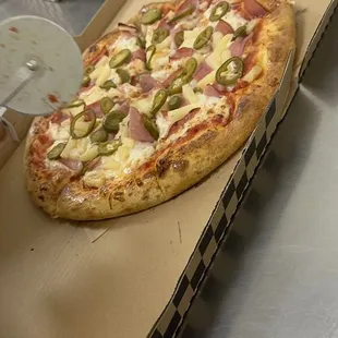 pizza, food