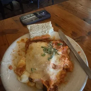 Half order of lasagna