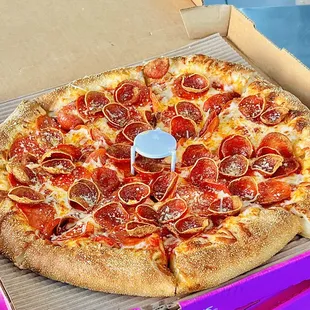 Large Specialty Pizza, 'Cup &amp; Crisp Pepperoni Duo' (with Stuffed Crust)