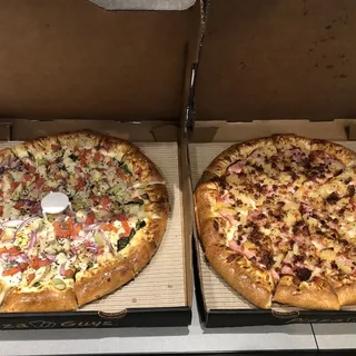 Hawaiian Luau Stuffed Crust Pizza