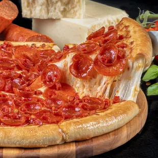 pizza, food