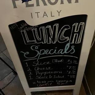 Lunch specials