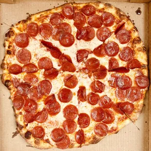 Large Cheese Pizza Special with double pepperoni - August 31, 2023