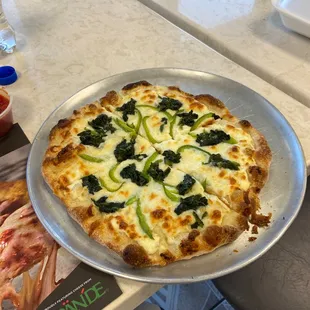 Small White Pizza