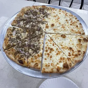 Large 1/2 macdaddy 1/2 white
