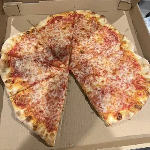 Large cheese pizza
