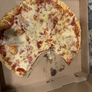 Hand tossed crust cheese